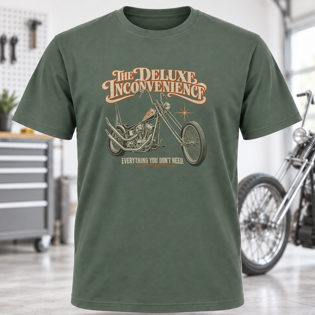 The Deluxe Inconvenience Motorcycle T-Shirt