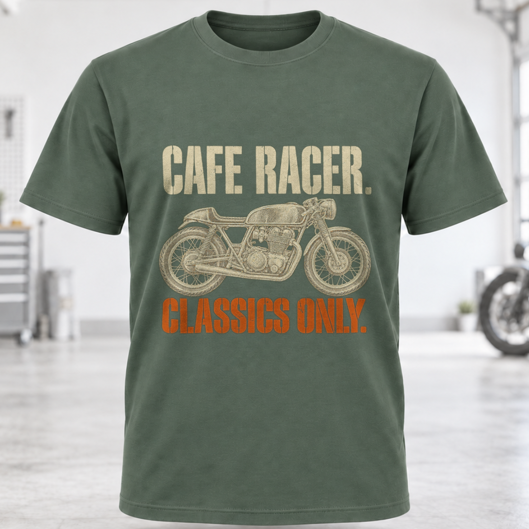 Cafe Racer T-Shirt – "Classics Only"