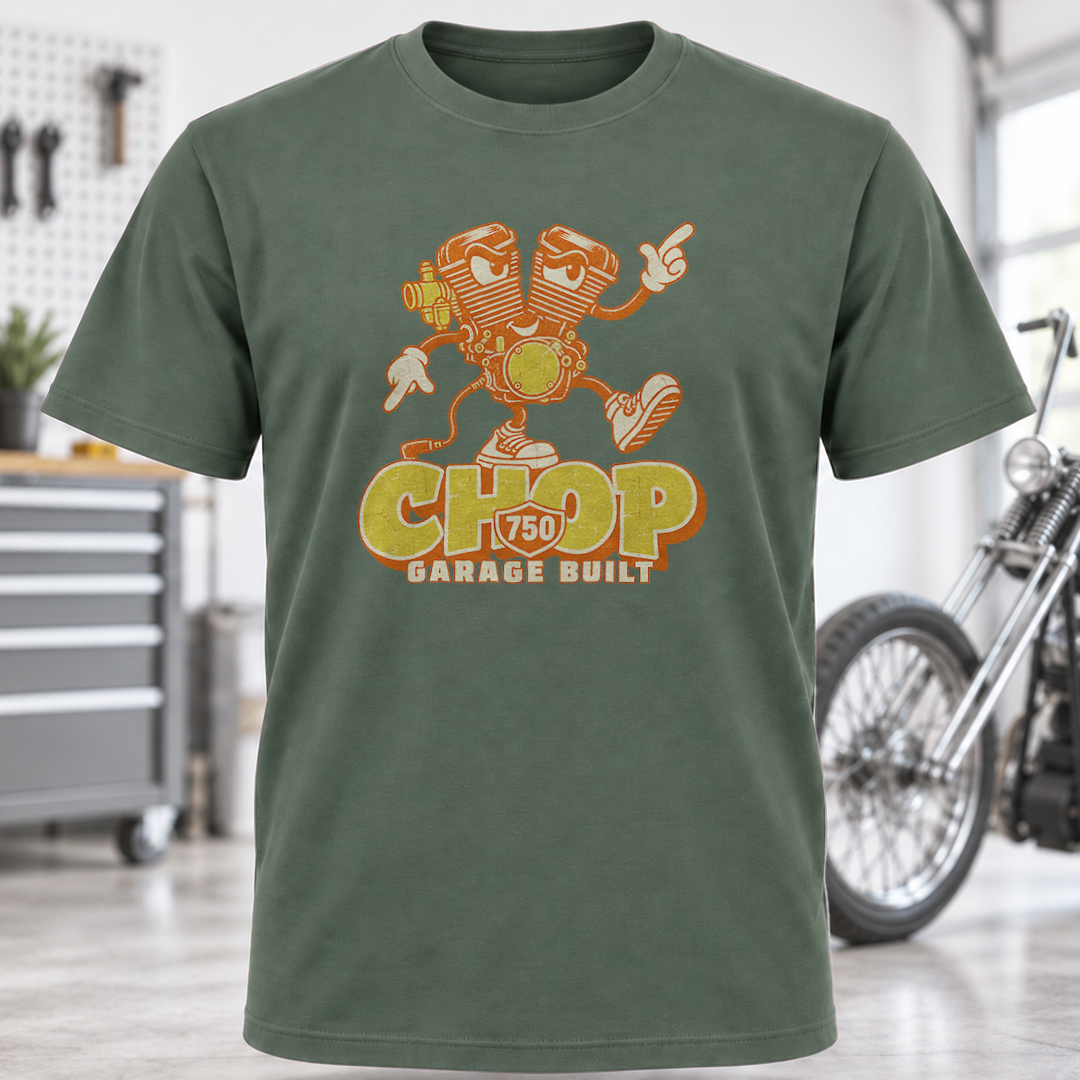 Chop 750 Garage Built T-Shirt