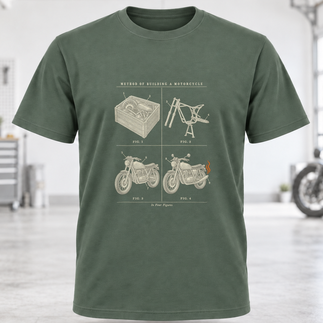 Motorcycle Repair Diagram T-Shirt