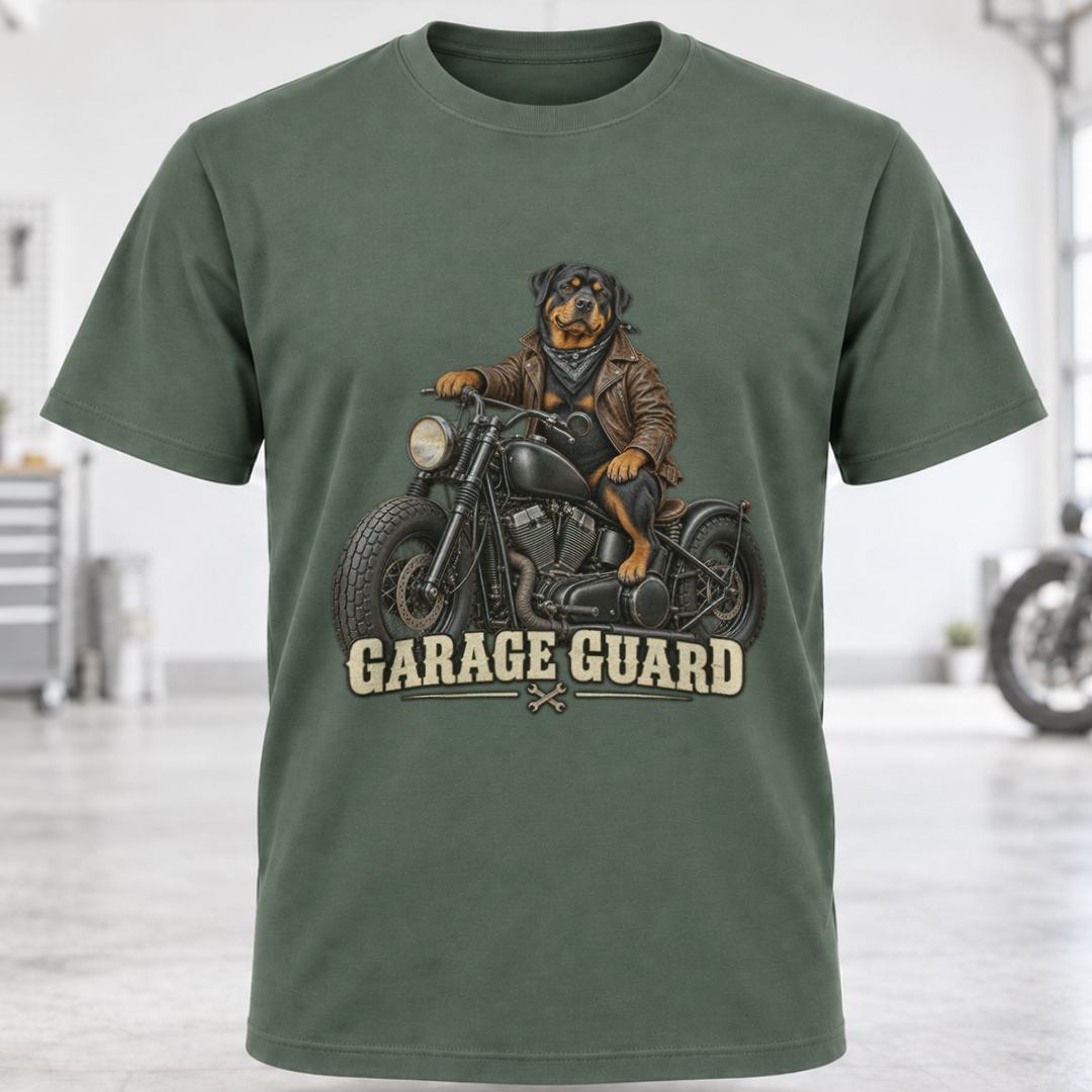 Garage Guard Rottweiler T-Shirt
