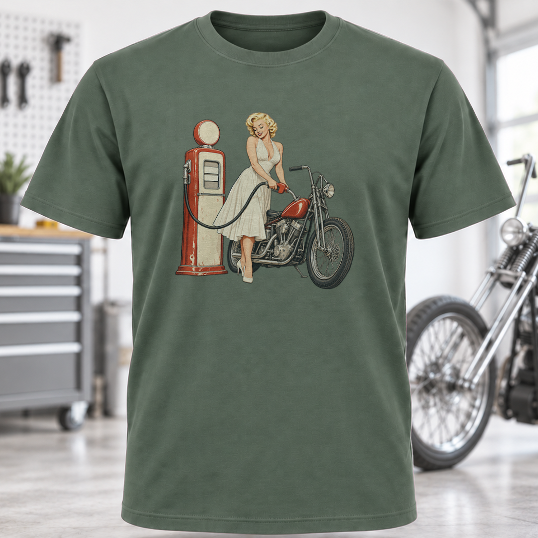 Vintage Marilyn Monroe Gas Station T-Shirt