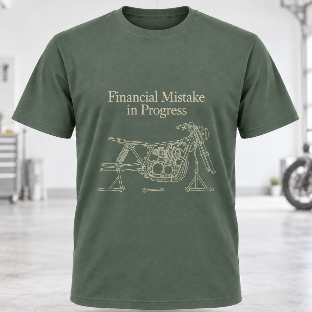 T‑Shirt - "Financial Mistake in Progress"