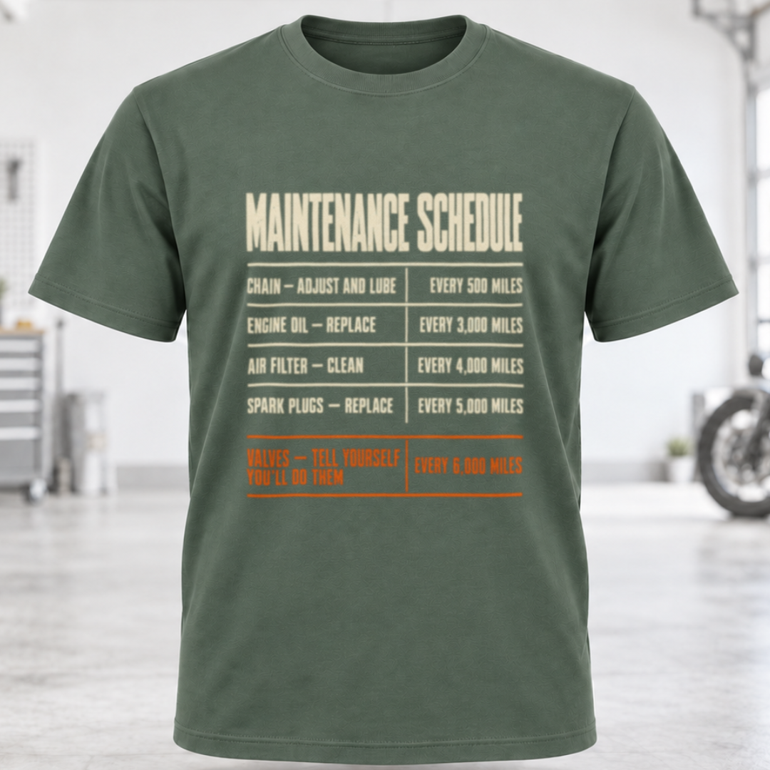Maintenance Schedule T‑Shirt