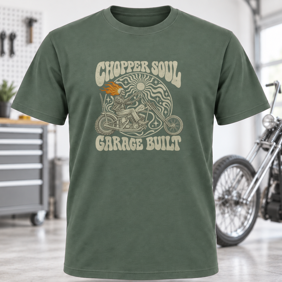 Chopper Soul Garage Built T-Shirt