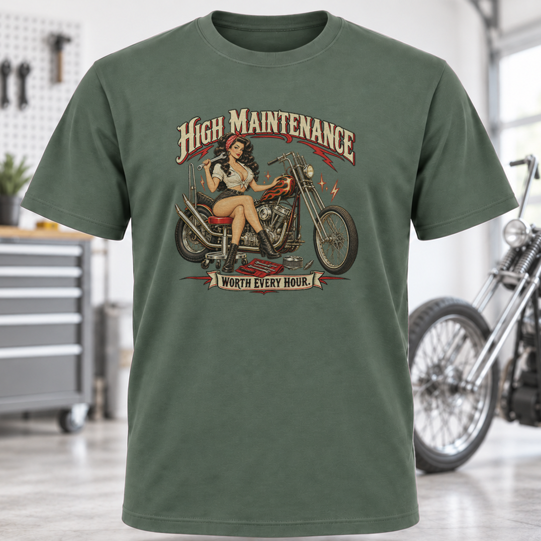 High Maintenance Chopper T-Shirt