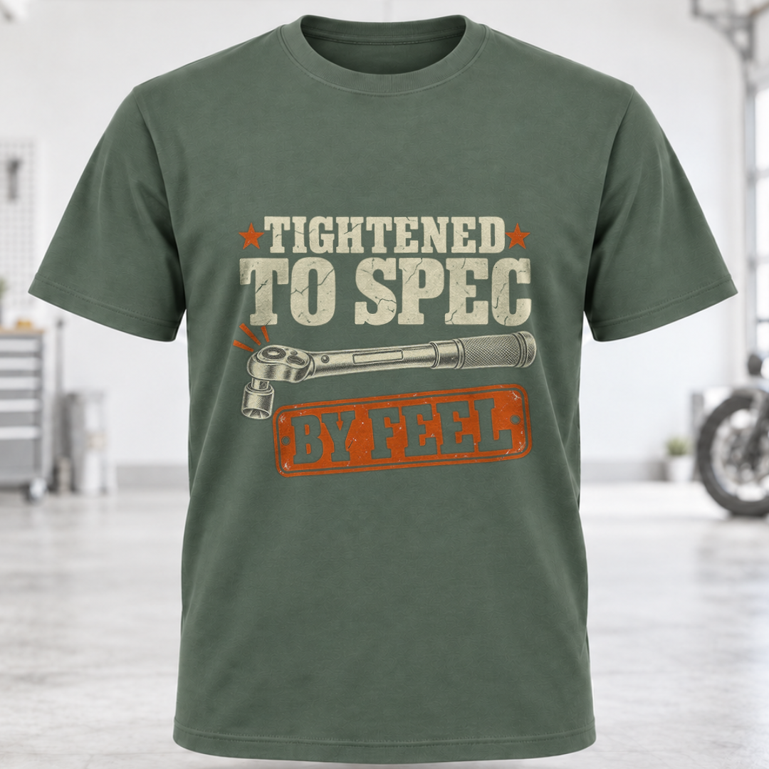 T-Shirt — “Tightened to Spec by Feel”