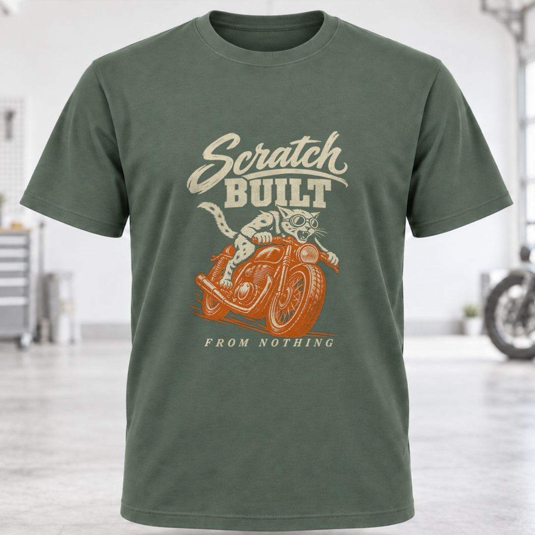 Scratch Built Motorcycle T-Shirt