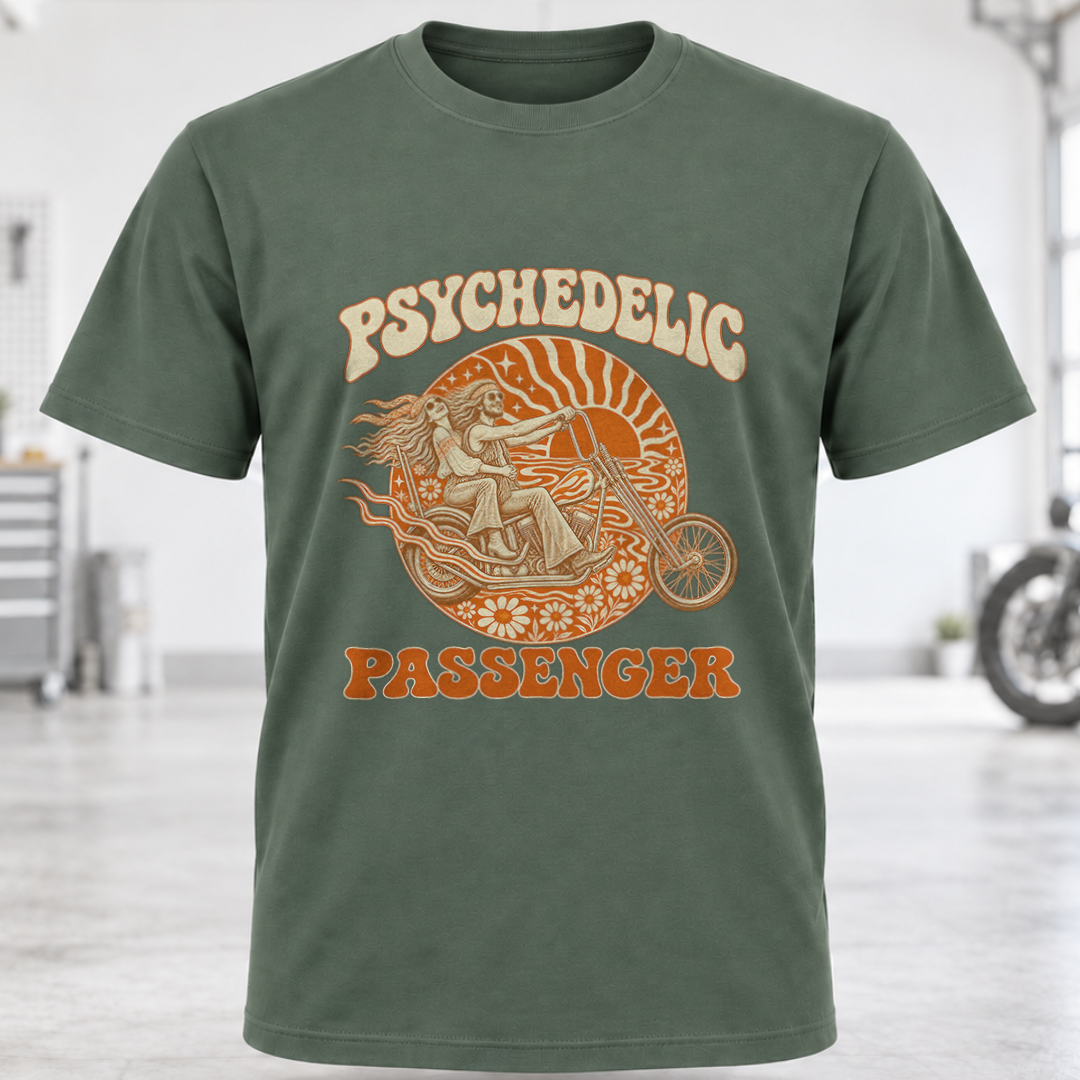 Psychedelic Passenger Graphic T-Shirt