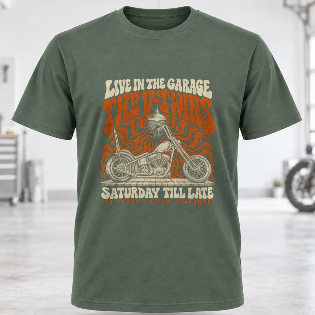 T‑Shirt - "Live in the Garage"