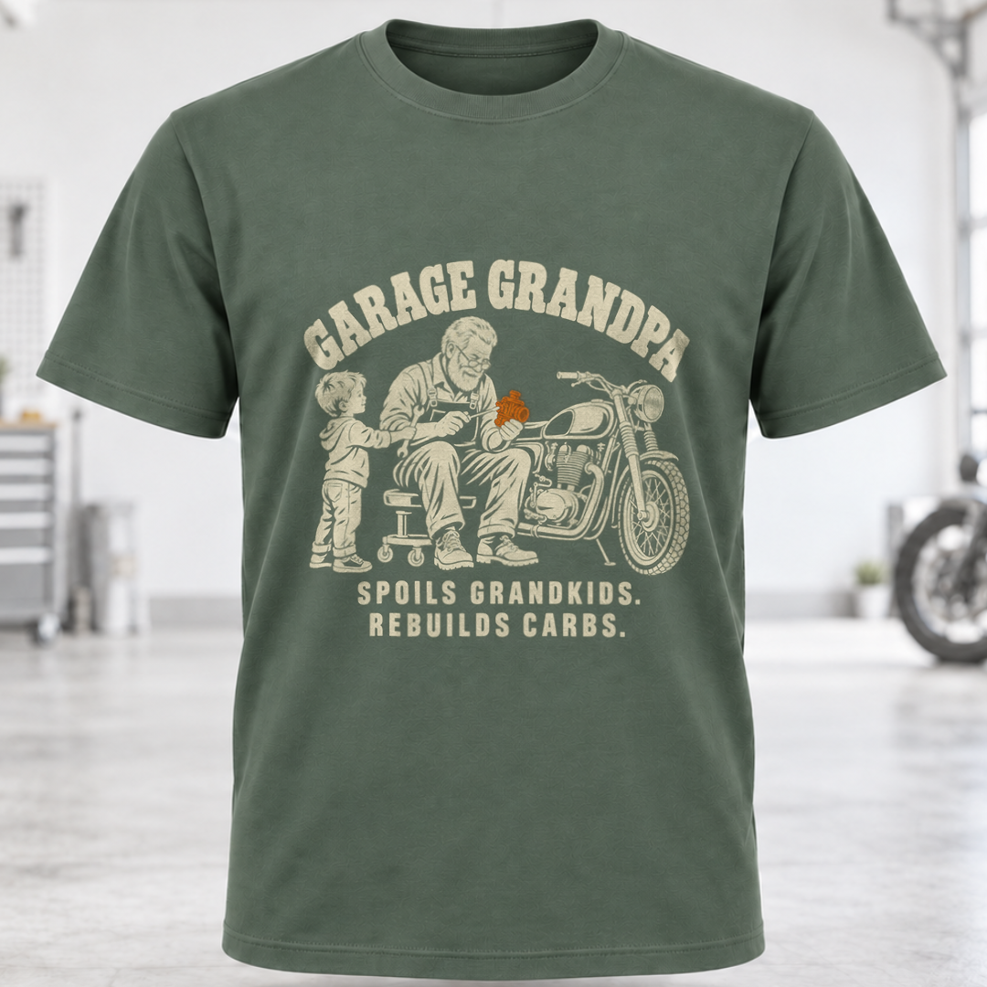 T-Shirt - Spoils Grandkids, Rebuilds Carbs