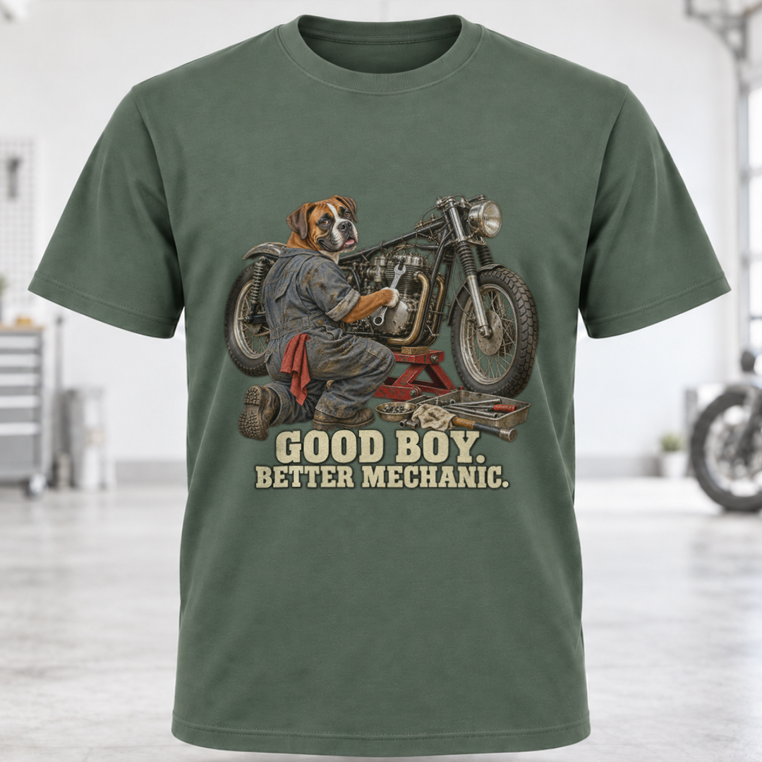 Good Boy Better Mechanic T-Shirt