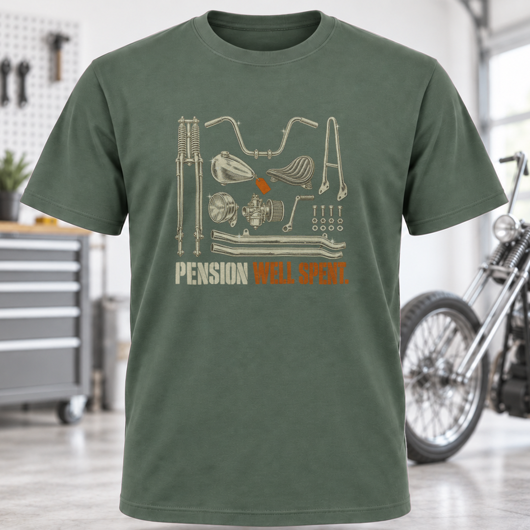 T-Shirt - "Pension Well Spent"