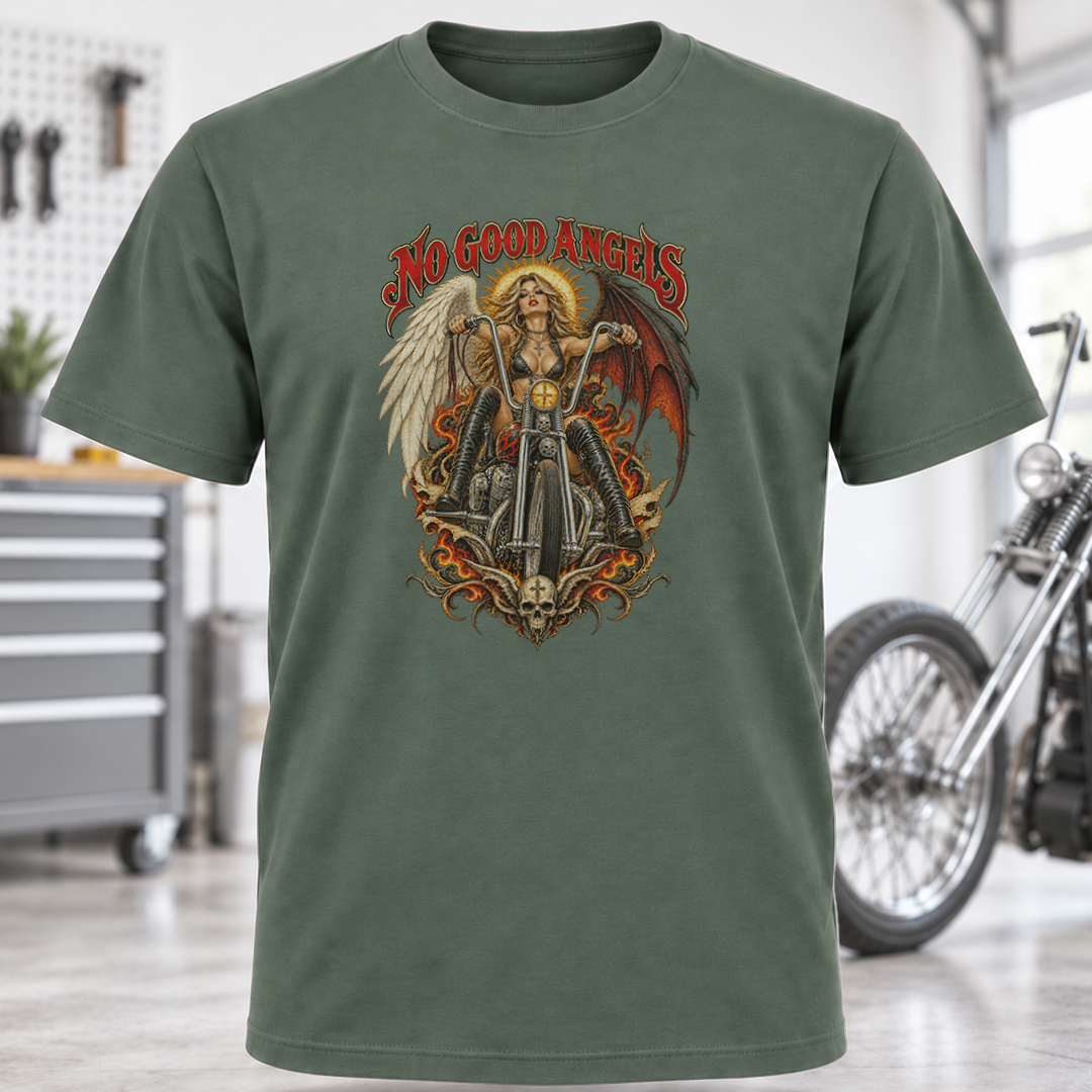 No Good Angels Chopper T-Shirt