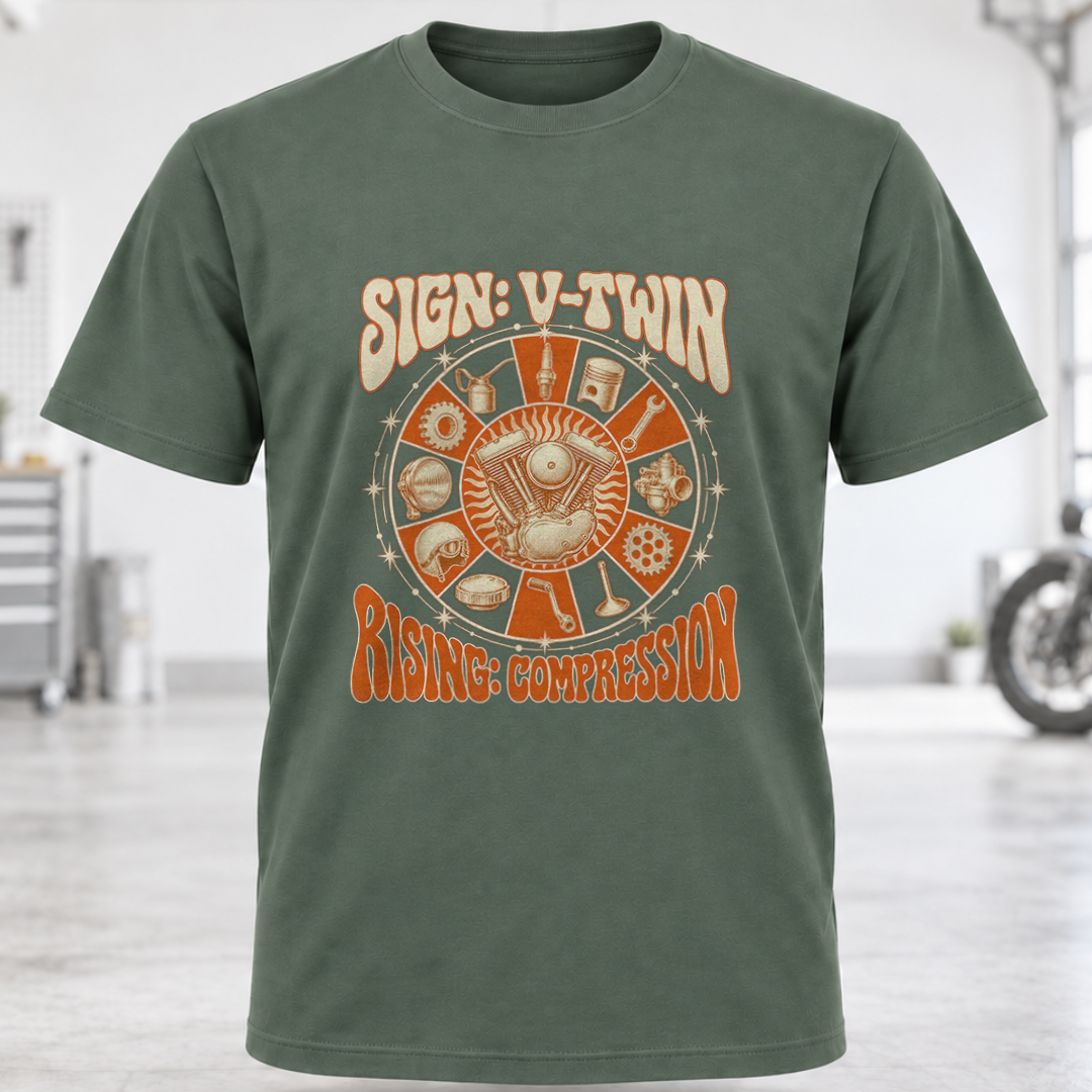 Astrology Wheel Twin Sign T-Shirt