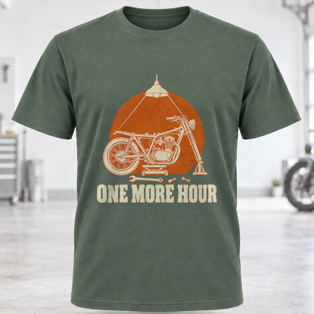 One More Hour Motorcycle T-Shirt