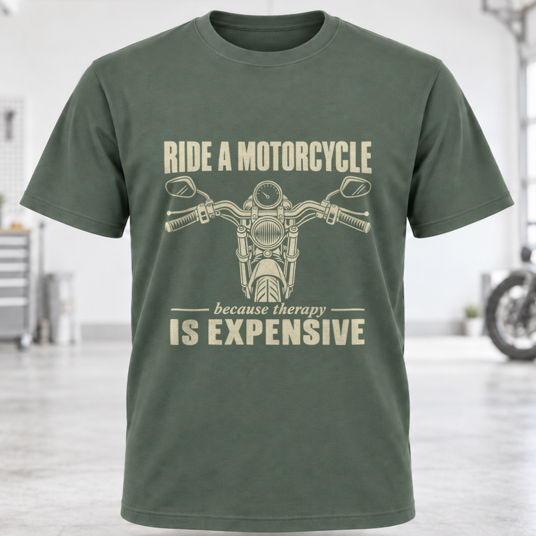 Ride A Motorcycle Because Therapy Is Expensive T-Shirt